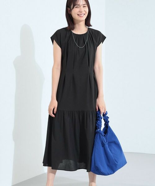 INDIVI / インディヴィ ロング・マキシ丈ワンピース | 【1枚でコーデ完成!】タックワンピース | 詳細22