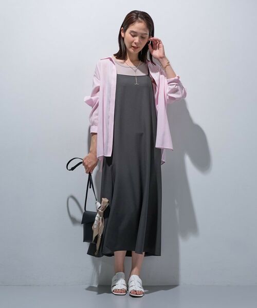 INDIVI / インディヴィ ワンピース | 【UVケア】エアリージョーゼット キャミワンピース | 詳細11