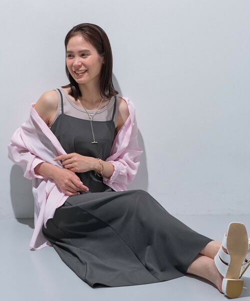 INDIVI / インディヴィ ワンピース | 【UVケア】エアリージョーゼット キャミワンピース | 詳細12