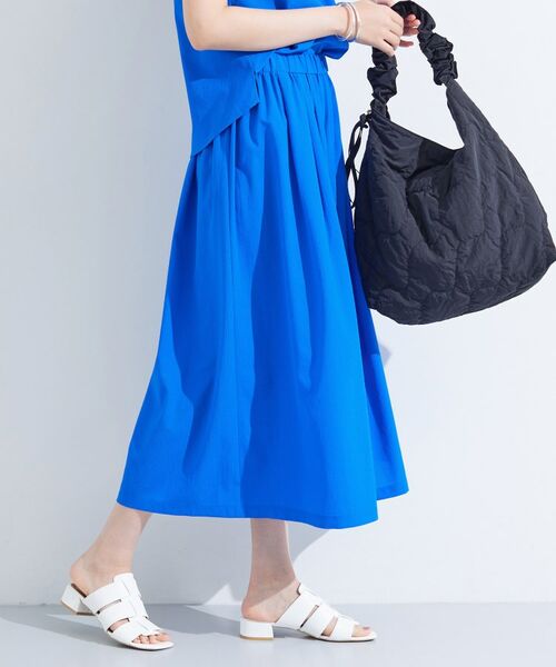 INDIVI / インディヴィ ショート・ハーフ・半端丈パンツ | 【クールエアー素材／UVケア／セットアップ可能】エアリーフレアパンツ | 詳細15