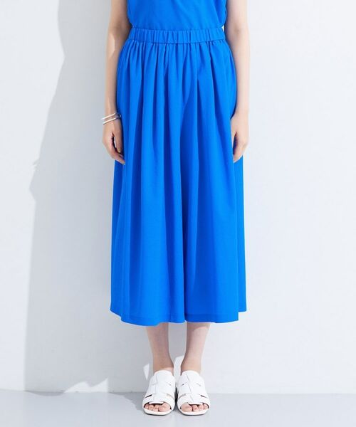 INDIVI / インディヴィ ショート・ハーフ・半端丈パンツ | 【クールエアー素材／UVケア／セットアップ可能】エアリーフレアパンツ | 詳細18