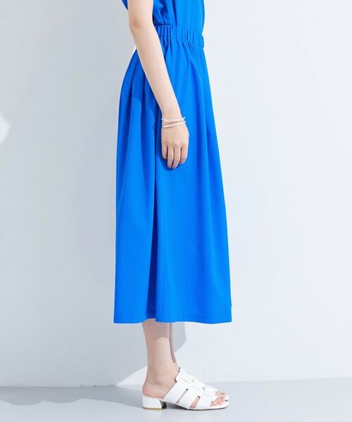 INDIVI / インディヴィ ショート・ハーフ・半端丈パンツ | 【クールエアー素材／UVケア／セットアップ可能】エアリーフレアパンツ | 詳細19