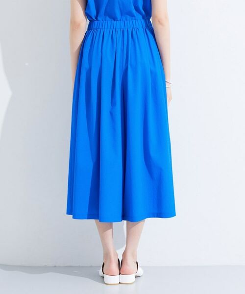 INDIVI / インディヴィ ショート・ハーフ・半端丈パンツ | 【クールエアー素材／UVケア／セットアップ可能】エアリーフレアパンツ | 詳細20