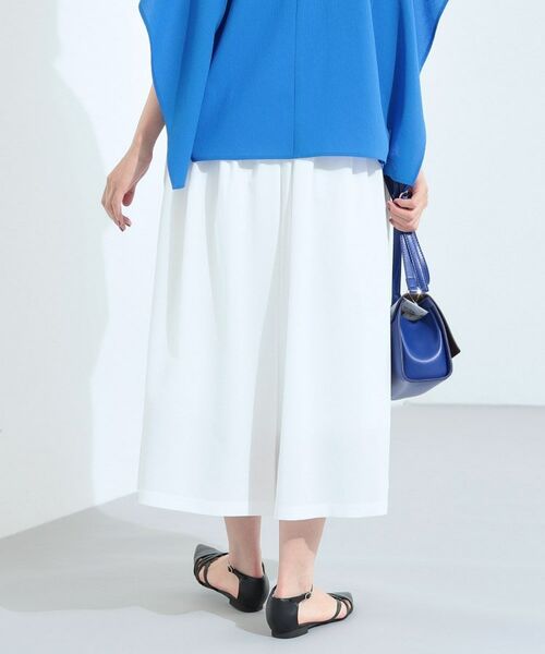 INDIVI / インディヴィ ショート・ハーフ・半端丈パンツ | 【クールエアー素材／UVケア／セットアップ可能】エアリーフレアパンツ | 詳細3