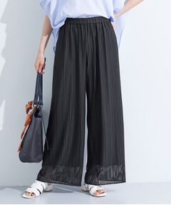 INDIVI / インディヴィ パンツ | 【洗える／セットアップ可能】ラッセルワイドパンツ