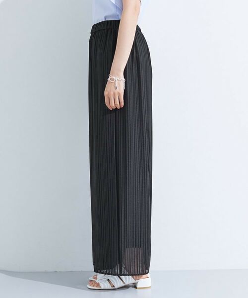 INDIVI / インディヴィ パンツ | 【洗える/セットアップ可能】ラッセルワイドパンツ | 詳細11