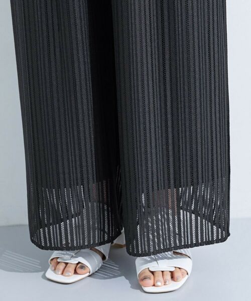 INDIVI / インディヴィ パンツ | 【洗える/セットアップ可能】ラッセルワイドパンツ | 詳細14