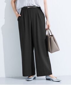 INDIVI / インディヴィ パンツ | 【UVケア／SETUP可能】エアリージョーゼット ワイドパンツ