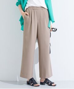 INDIVI / インディヴィ パンツ | 【UVケア／SETUP可能】エアリージョーゼット ワイドパンツ