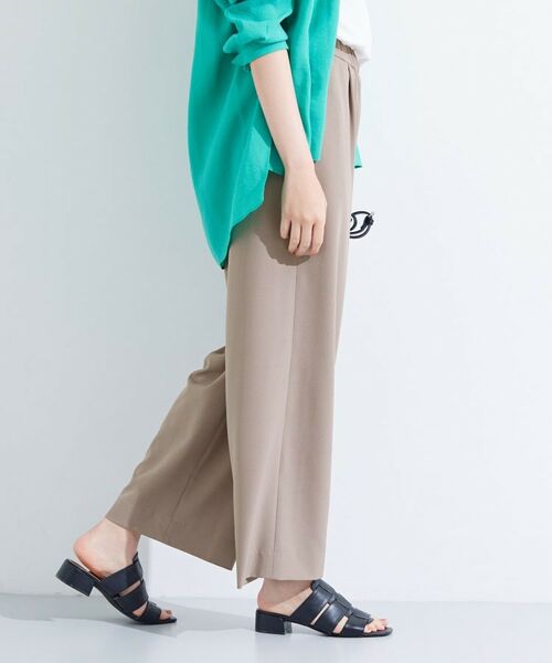 INDIVI / インディヴィ パンツ | 【UVケア／SETUP可能】エアリージョーゼット ワイドパンツ | 詳細11