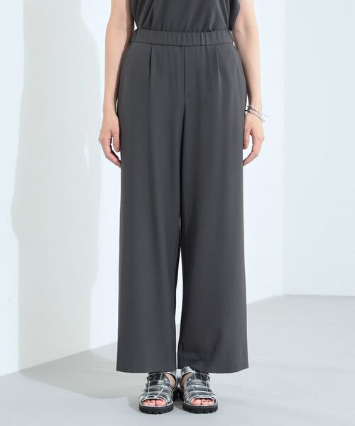 INDIVI / インディヴィ パンツ | 【UVケア／SETUP可能】エアリージョーゼット ワイドパンツ | 詳細15