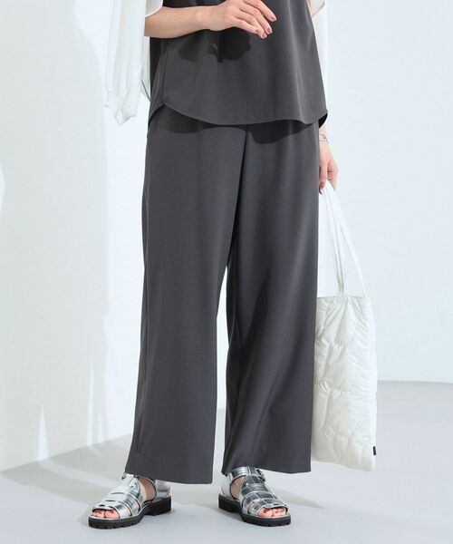 INDIVI / インディヴィ パンツ | 【UVケア／SETUP可能】エアリージョーゼット ワイドパンツ | 詳細3