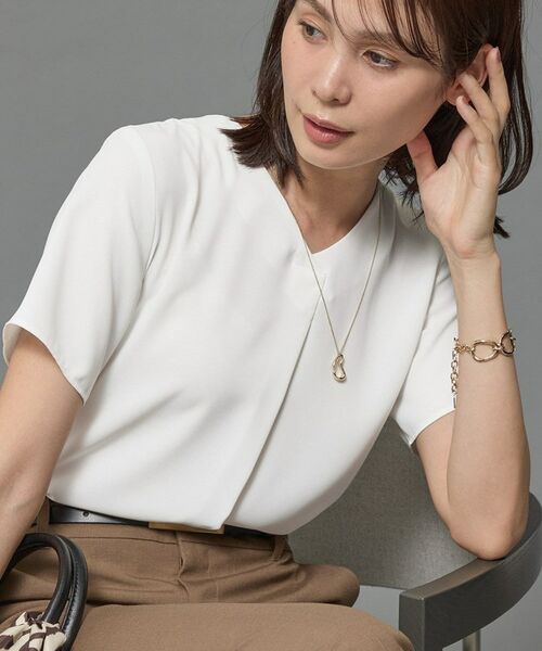 INDIVI / インディヴィ シャツ・ブラウス | 【洗える/通勤】マルチストライプブラウス | 詳細2