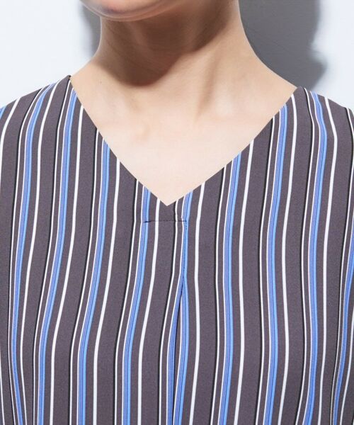 INDIVI / インディヴィ シャツ・ブラウス | 【洗える/通勤】マルチストライプブラウス | 詳細20