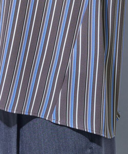 INDIVI / インディヴィ シャツ・ブラウス | 【洗える／通勤】マルチストライプブラウス | 詳細25