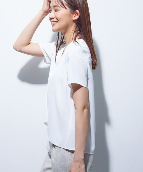 INDIVI / インディヴィ シャツ・ブラウス | 【洗える/通勤】マルチストライプブラウス | 詳細5