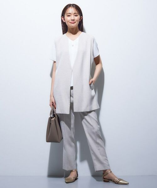 INDIVI / インディヴィ シャツ・ブラウス | 【洗える/通勤】マルチストライプブラウス | 詳細7