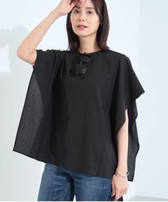 INDIVI / インディヴィ シャツ・ブラウス | 【体型カバー】スクエアブラウス