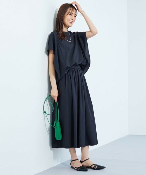 INDIVI / インディヴィ シャツ・ブラウス | 【体型カバー】スクエアブラウス | 詳細11