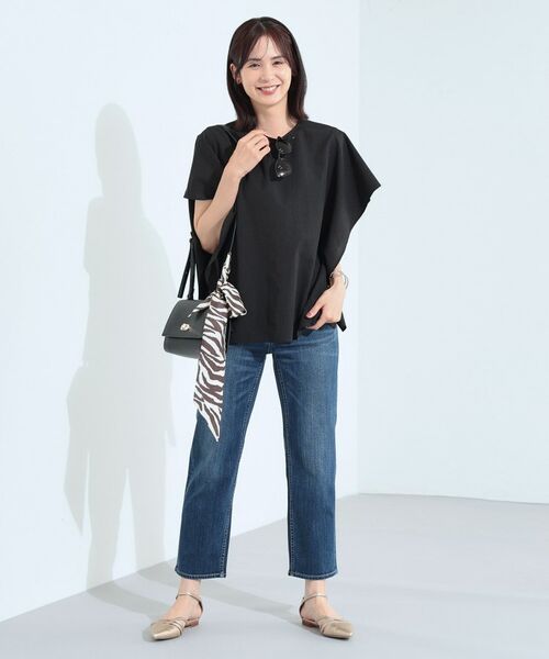 INDIVI / インディヴィ シャツ・ブラウス | 【体型カバー】スクエアブラウス | 詳細12