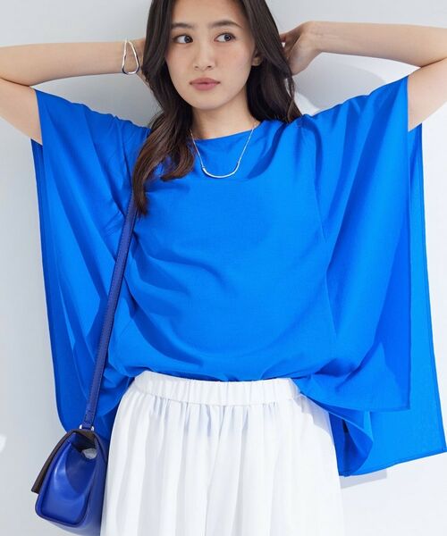 INDIVI / インディヴィ シャツ・ブラウス | 【体型カバー】スクエアブラウス | 詳細14