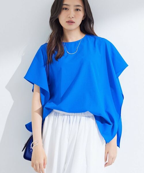 INDIVI / インディヴィ シャツ・ブラウス | 【体型カバー】スクエアブラウス | 詳細15