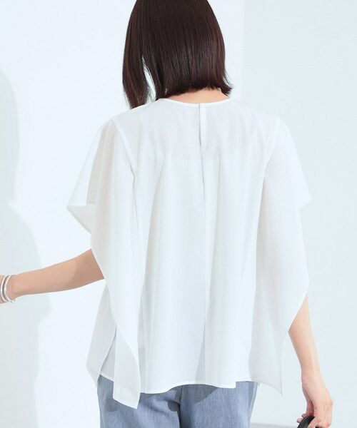 INDIVI / インディヴィ シャツ・ブラウス | 【体型カバー】スクエアブラウス | 詳細2