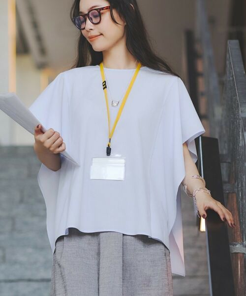 INDIVI / インディヴィ シャツ・ブラウス | 【体型カバー】スクエアブラウス | 詳細26