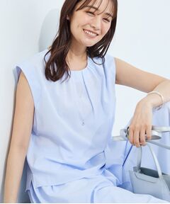 INDIVI / インディヴィ シャツ・ブラウス | 【クールエアー素材／UVケア／吸汗速乾】エアリータックブラウス