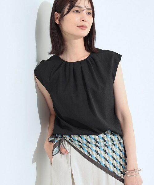 INDIVI / インディヴィ シャツ・ブラウス | 【クールエアー素材／UVケア／吸汗速乾】エアリータックブラウス | 詳細10