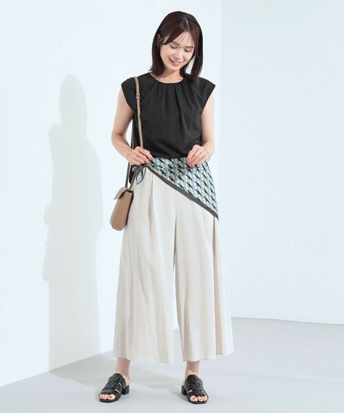 INDIVI / インディヴィ シャツ・ブラウス | 【クールエアー素材／UVケア／吸汗速乾】エアリータックブラウス | 詳細12