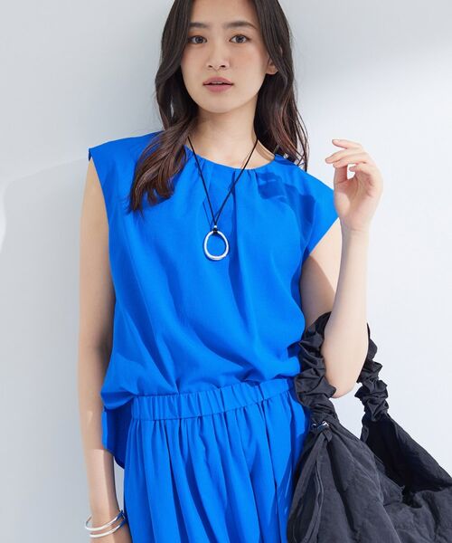 INDIVI / インディヴィ シャツ・ブラウス | 【クールエアー素材／UVケア／吸汗速乾】エアリータックブラウス | 詳細14