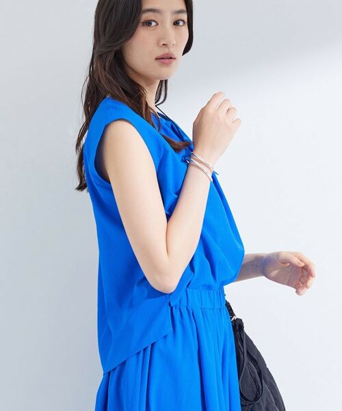 INDIVI / インディヴィ シャツ・ブラウス | 【クールエアー素材／UVケア／吸汗速乾】エアリータックブラウス | 詳細15