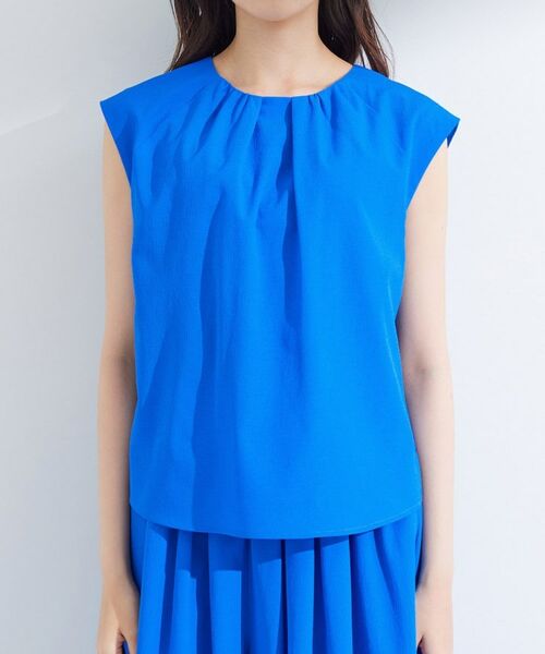 INDIVI / インディヴィ シャツ・ブラウス | 【クールエアー素材／UVケア／吸汗速乾】エアリータックブラウス | 詳細18