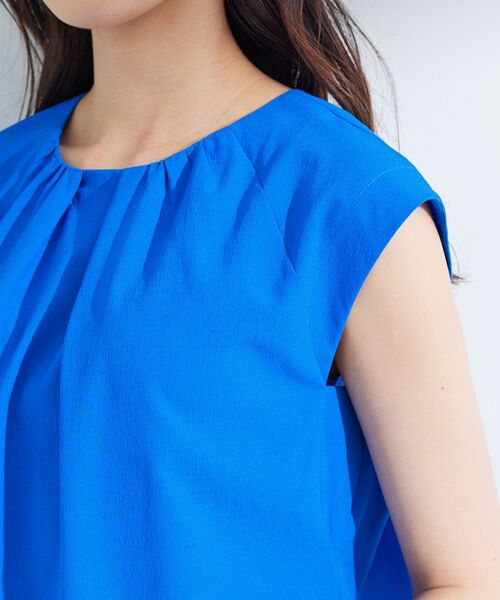 INDIVI / インディヴィ シャツ・ブラウス | 【クールエアー素材／UVケア／吸汗速乾】エアリータックブラウス | 詳細23