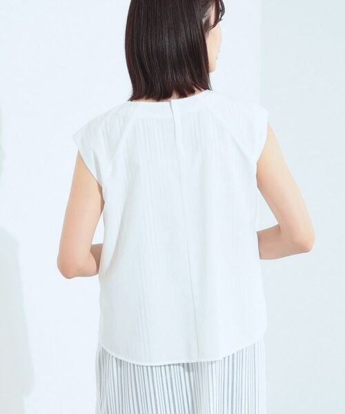 INDIVI / インディヴィ シャツ・ブラウス | 【クールエアー素材／UVケア／吸汗速乾】エアリータックブラウス | 詳細3