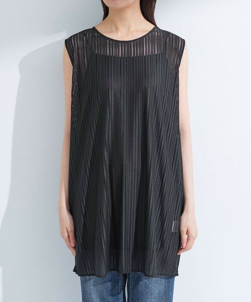 INDIVI / インディヴィ チュニック | 【洗える/セットアップ可能】ラッセルチュニック | 詳細10