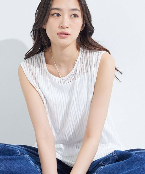 INDIVI / インディヴィ チュニック | 【洗える/セットアップ可能】ラッセルチュニック | 詳細2