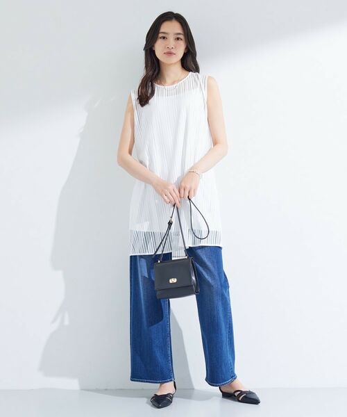 INDIVI / インディヴィ チュニック | 【洗える/セットアップ可能】ラッセルチュニック | 詳細3