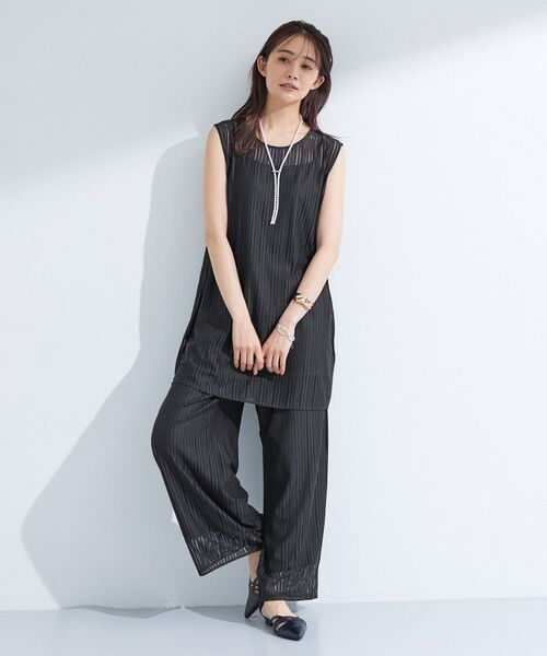 INDIVI / インディヴィ チュニック | 【洗える/セットアップ可能】ラッセルチュニック | 詳細8