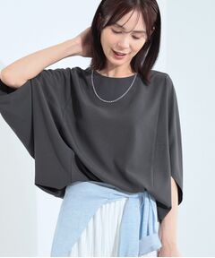 INDIVI / インディヴィ シャツ・ブラウス | 【体型カバー/SETUP可能】ジョーゼット　ドルマンブラウス