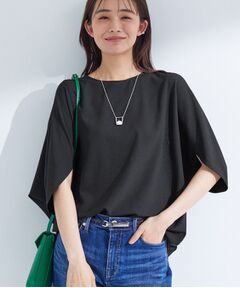 INDIVI / インディヴィ シャツ・ブラウス | 【体型カバー/SETUP可能】ジョーゼット　ドルマンブラウス