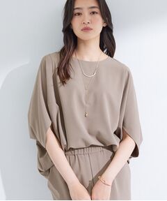 INDIVI / インディヴィ シャツ・ブラウス | 【体型カバー/SETUP可能】ジョーゼット　ドルマンブラウス