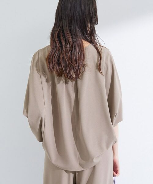 INDIVI / インディヴィ シャツ・ブラウス | 【体型カバー/SETUP可能】ジョーゼット　ドルマンブラウス | 詳細15