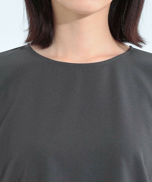 INDIVI / インディヴィ シャツ・ブラウス | 【体型カバー/SETUP可能】ジョーゼット　ドルマンブラウス | 詳細21