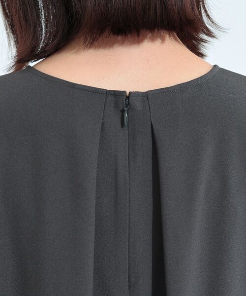 INDIVI / インディヴィ シャツ・ブラウス | 【体型カバー/SETUP可能】ジョーゼット　ドルマンブラウス | 詳細22