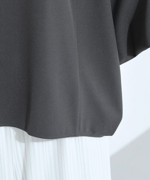 INDIVI / インディヴィ シャツ・ブラウス | 【体型カバー/SETUP可能】ジョーゼット　ドルマンブラウス | 詳細25
