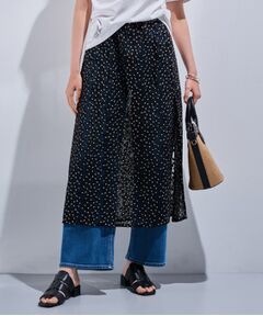 INDIVI / インディヴィ ロング・マキシ丈スカート | 【トレンド感◎】レイヤード レーススカート