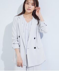 INDIVI / インディヴィ テーラードジャケット | 【着る日傘／遮熱／UVケア】ダブルジャケット