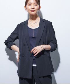 INDIVI / インディヴィ テーラードジャケット | 【着る日傘／遮熱／UVケア】ダブルジャケット